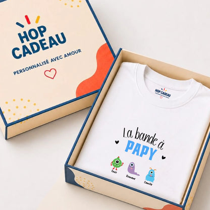 T-shirt Papy personnalisé – La bande à Papy – vue 3