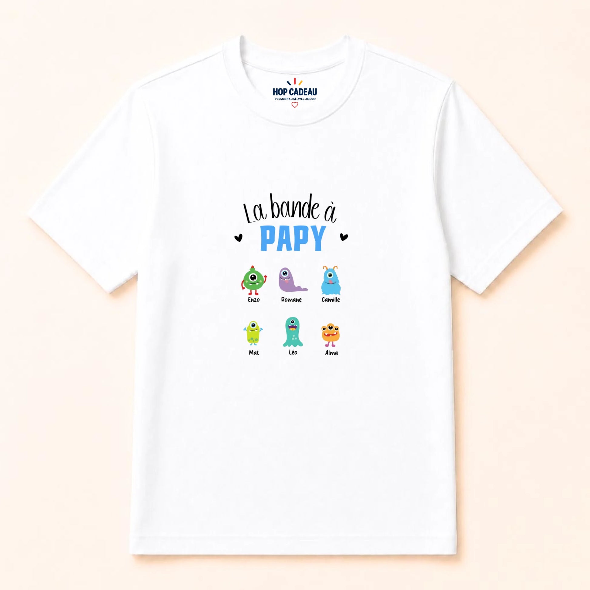 T-shirt Papy personnalisé – La bande à Papy – vue 4