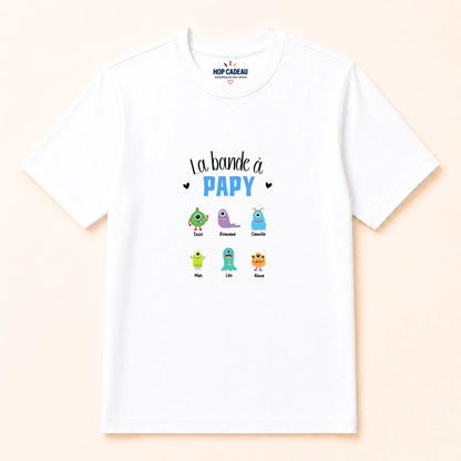 T-shirt Papy personnalisé – La bande à Papy – vue 4