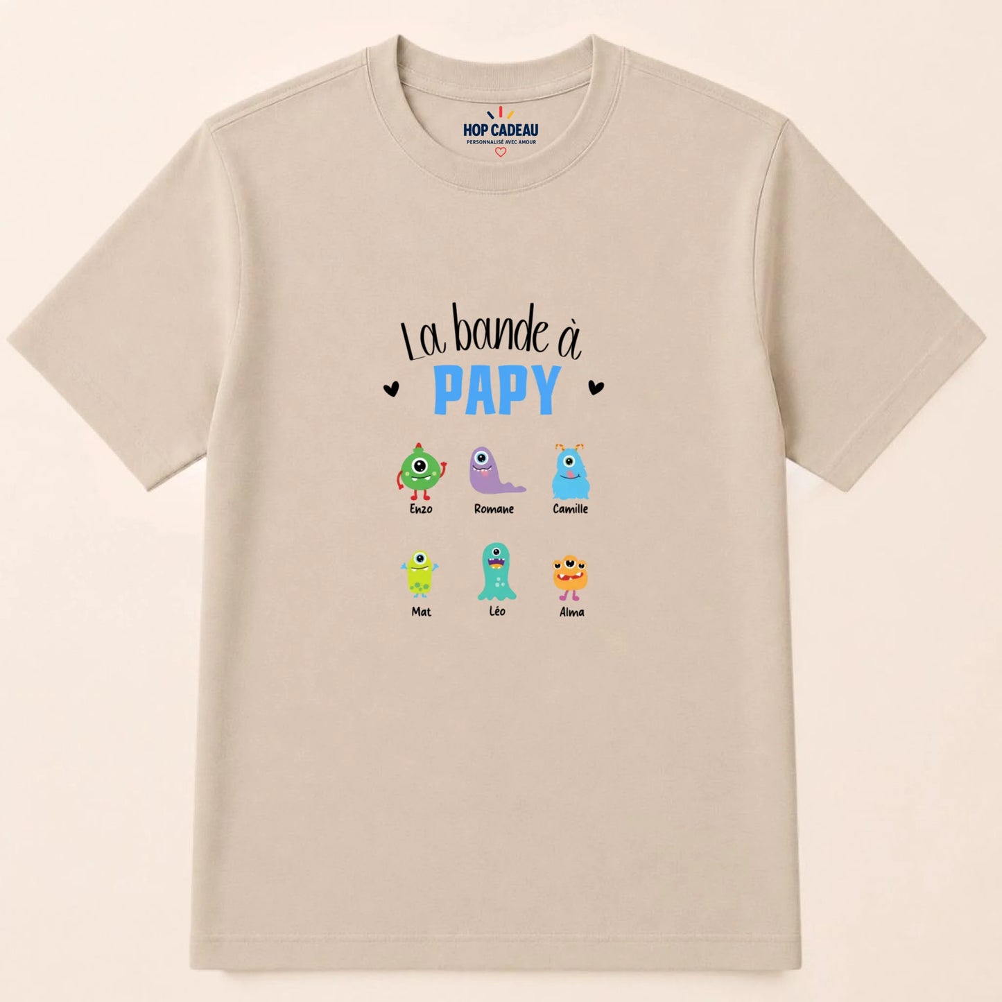 T-shirt Papy personnalisé – La bande à Papy – vue 7