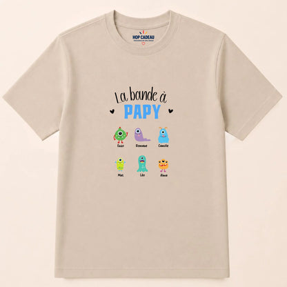 T-shirt Papy personnalisé – La bande à Papy – vue 7