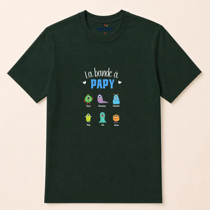 T-shirt Papy personnalisé – La bande à Papy – vue 9